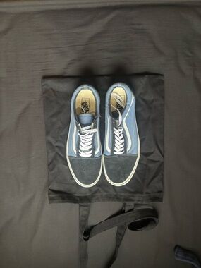 Vans Old Skool Sneakers in Blue and Black